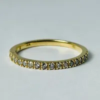 14kt Gold Diamond Band, Half Eternity, 0.30ctw