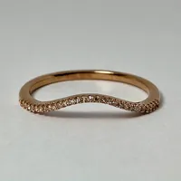 10kt Rose Gold Diamond Engagement Ring Set