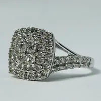 10kt White Gold Diamond Ring 1.35ctw