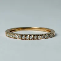 14kt Rose Gold Diamond Band 0.15ctw