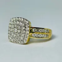 10kt Gold 1.00ctw Diamond Engagement Ring