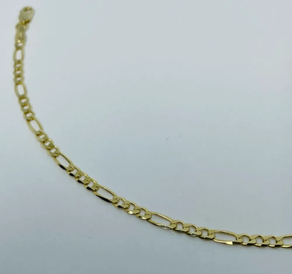 10kt Gold Figaro Chain