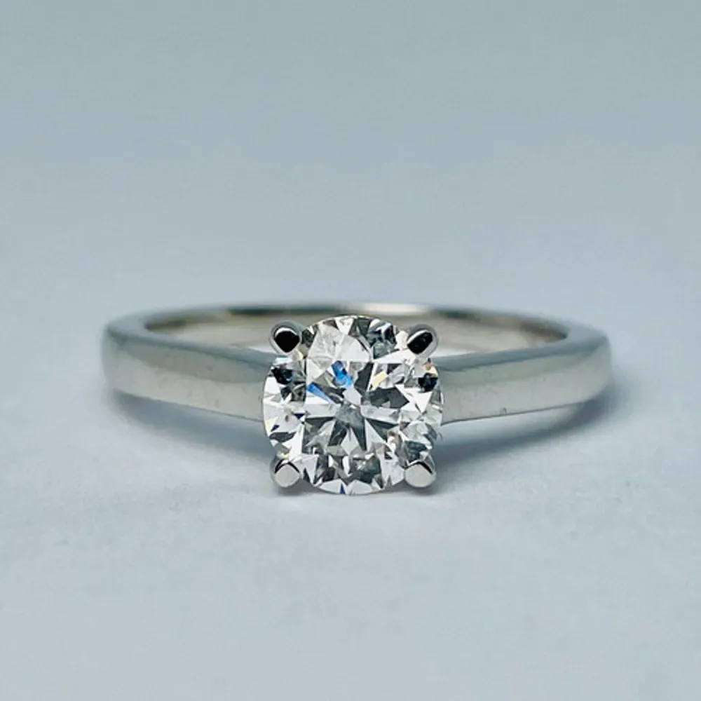 14kt White Gold 1.00ctw Diamond Engagement Ring