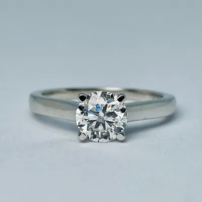 14kt White Gold 1.00ctw Diamond Engagement Ring