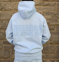 Birdbrain Blue Heavyweight "Blendin" Hoodie