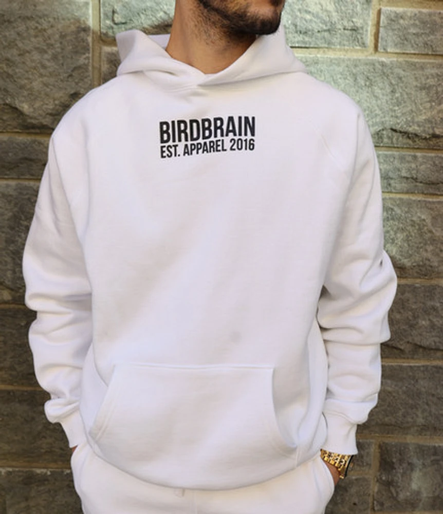 White Heavyweight "Blendin" Hoodie