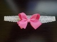 Newborn Elastic Lace Headband