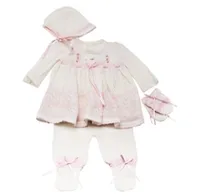 Newborn Knitted Girl Dress Set (Tejido)