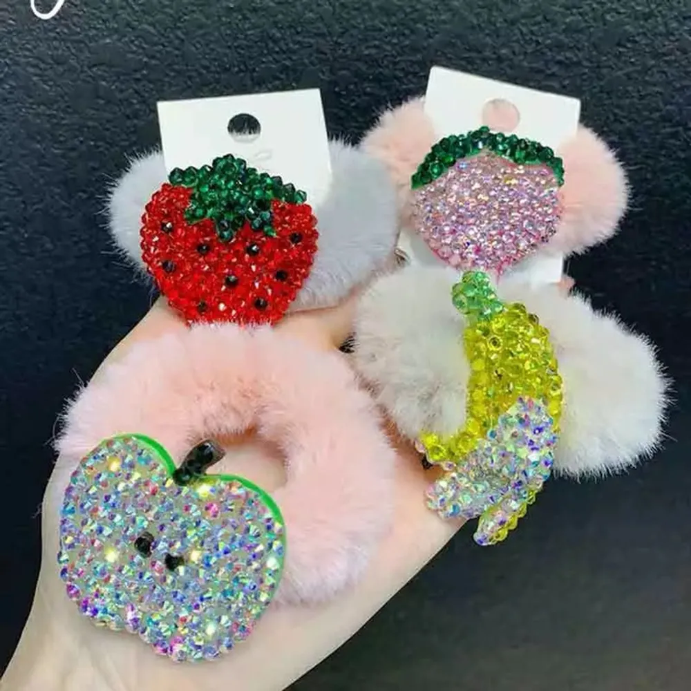 Crystal Fruit Scrunchies