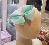 Linen Bow Headband