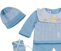 Newborn Knitted Boy Clothing Set (Tejido)