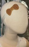 Emilia beaded bow headband