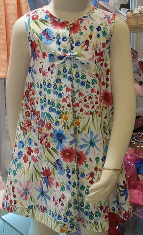 Acuarela Flowers Dress