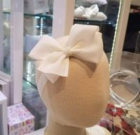 Linen Bow Headband