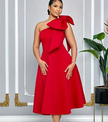 One shoulder Ball Gown Dress