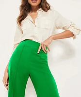 Emerald Green High Waist Wide Leg Pants