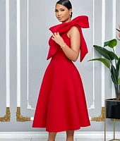 One shoulder Ball Gown Dress