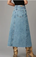 MAXI DENIM SKIRT