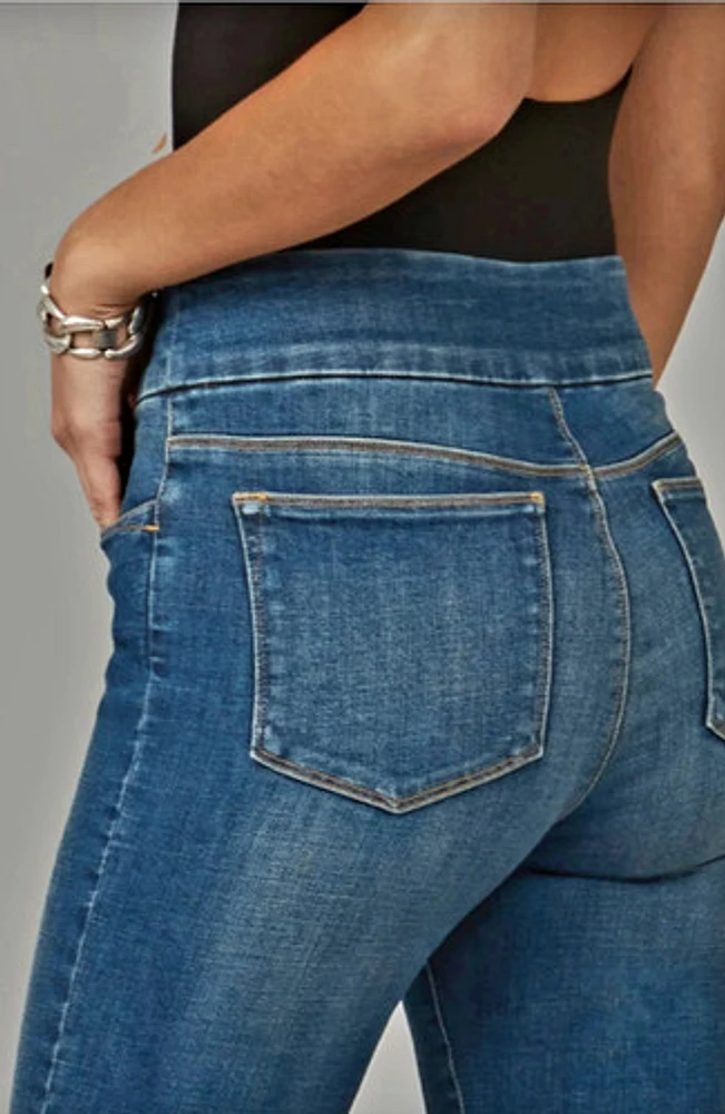 High Rise Skinny Pull-On Jeans