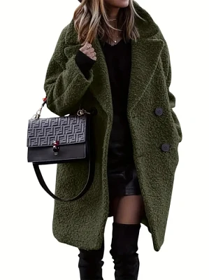 Faux Lamb Wool Coat