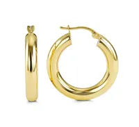 10kt Gold Hoop Earrings 24mm