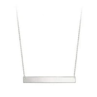 10kt Gold Bar Necklace