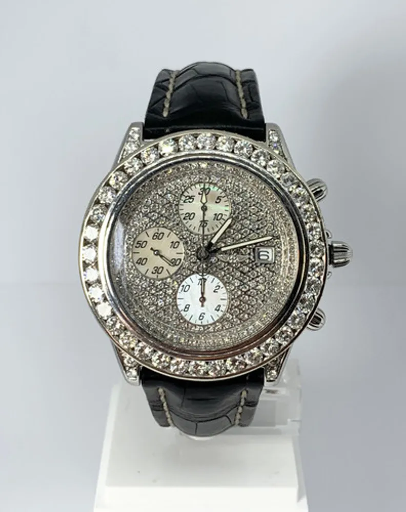 Breitling Crosswing Chronomat 9.25ct., Diamond Chronograph