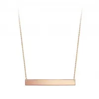 10kt Gold Bar Necklace