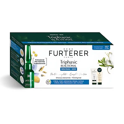 Rene Furterer - Triphasic Reactional - Solution volume des cheveux 12 x 5ml