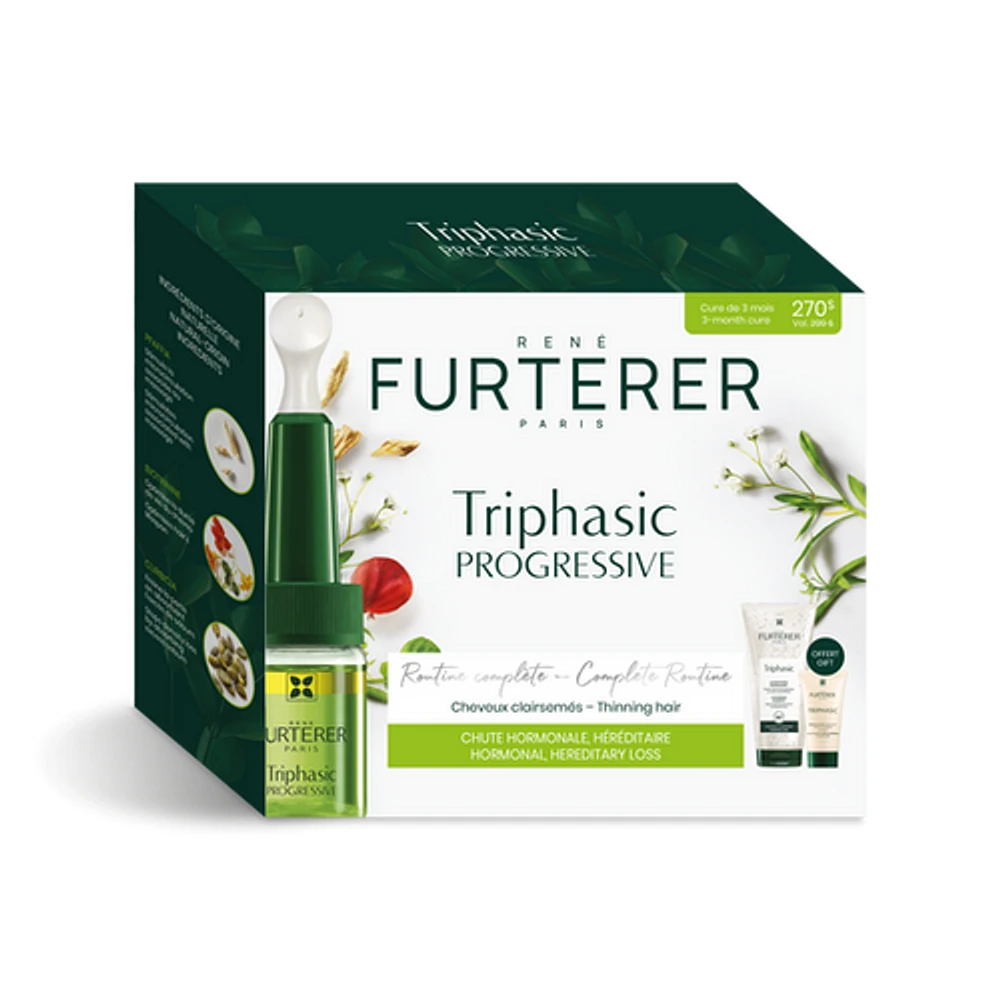 Rene Furterer - Triphasic Progressive - Solution volume des cheveux 16 x 5,5ml