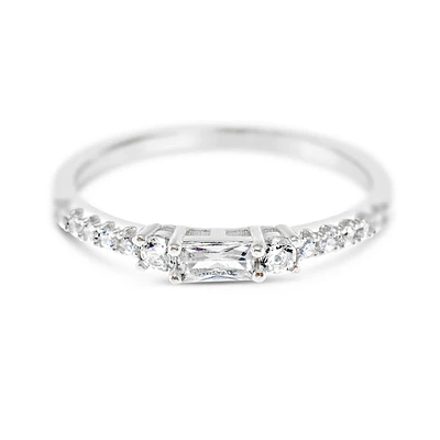 Sterling Silver Cubic Zirconia Ring 151165