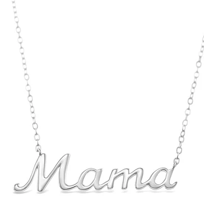 Sterling Silver Mama Necklace 142490