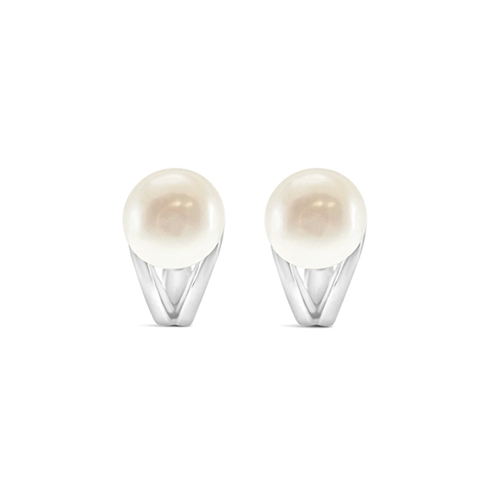 Sterling Silver Pearl Earrings 152292