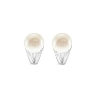 Sterling Silver Pearl Earrings 152292