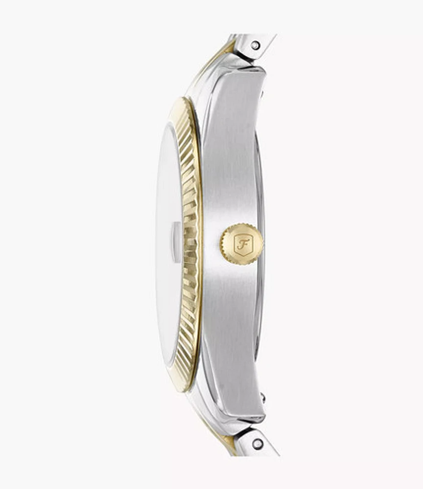 Fossil Scarlette Two Tone Stainless Steel Watch 151580