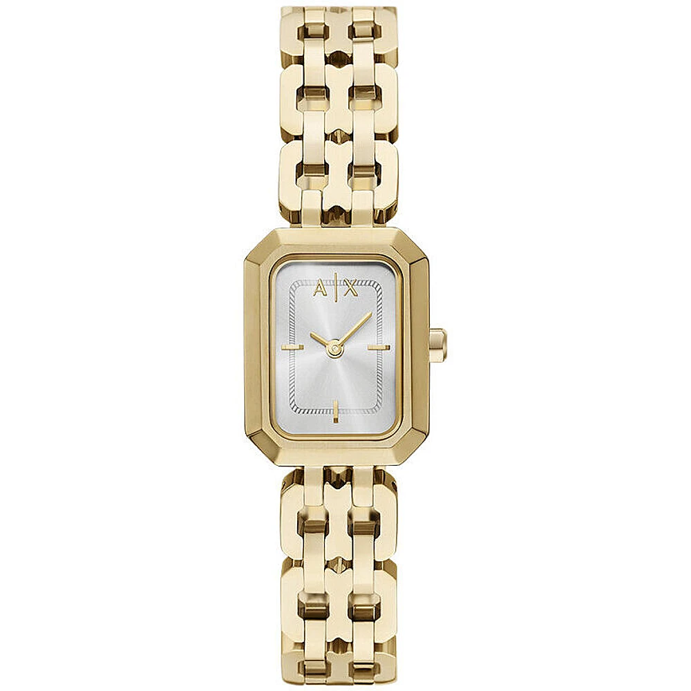 Armani Exchange Two-Hand Rose Gold-Tone Stainless Steel Watch 154355