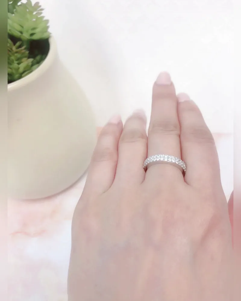 Sterling Silver Cubic Zirconia Ring