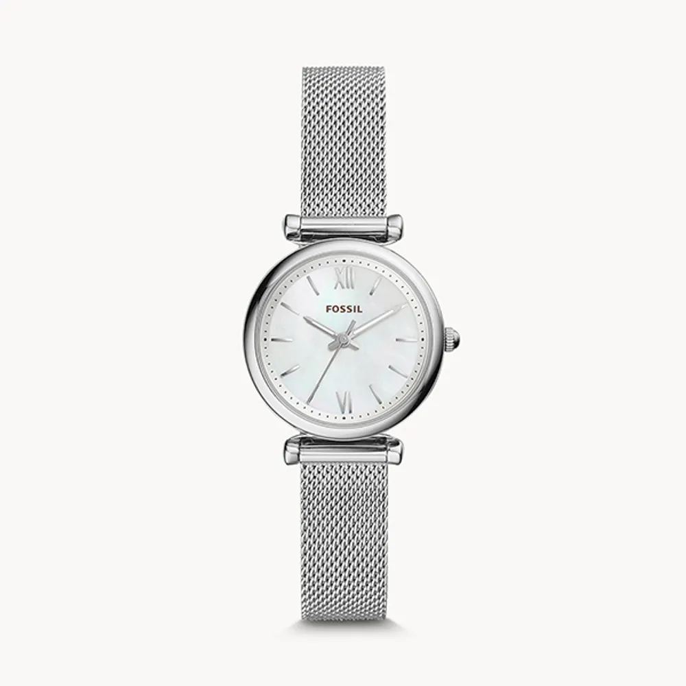 Fossil Carlie Mini Three-Hand Stainless Steel Watch 143858