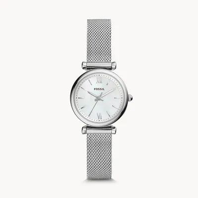 Fossil Carlie Mini Three-Hand Stainless Steel Watch 143858