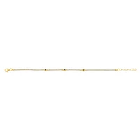 Gold Plated Sterling Silver Cubic Zirconia Evil Eye Bracelet