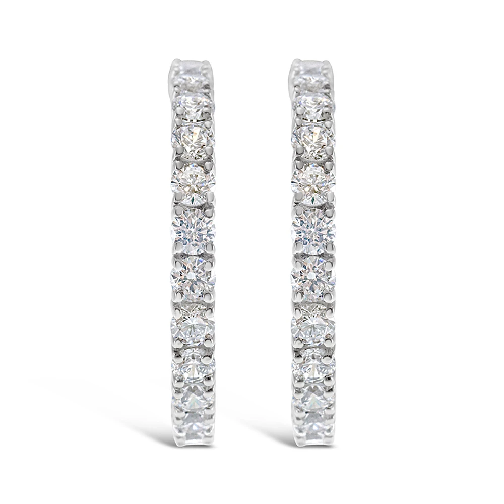 Sterling Silver Cubic Zirconia Earrings