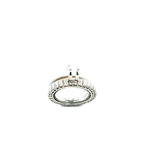 Sterling Silver Cubic Zirconia Necklace 130700