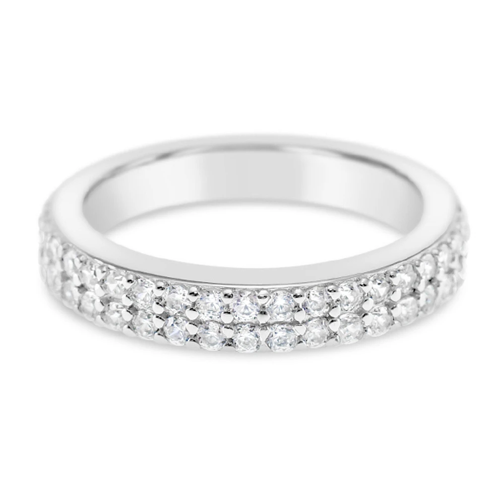 Sterling Silver Cubic Zirconia Ring