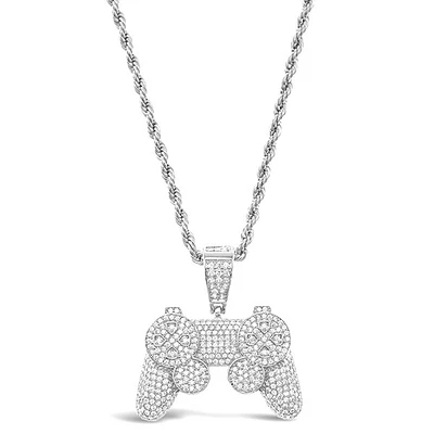 Fashion Cubic Zirconia Controller Necklace