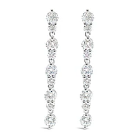 Sterling Silver Cubic Zirconia Earrings 146426
