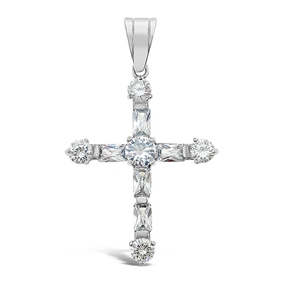 Stainless Steel Cubic Zirconia Pendent 143020