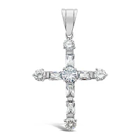 Stainless Steel Cubic Zirconia Pendent 143020