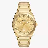 Fossil Everett Gold-Tone Stainless Steel Watch 151317