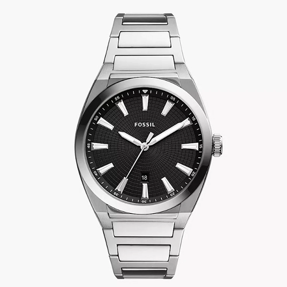 Fossil Everett Stainless Steel Watch 151318