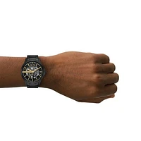Armani Exchange Automatic Gunmetal Stainless Steel Watch